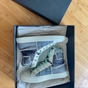 AMIRI BANDANA PATCHWORK HI SUNSETS SNEAKER